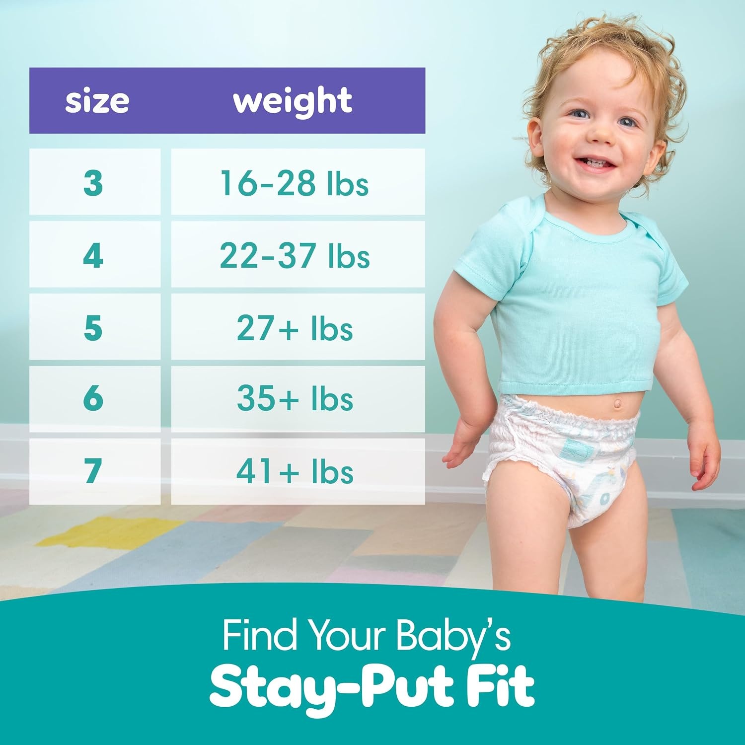 image:imagePampers Diapers Cruisers 360 Size 3 168 Count Babyproof up to 100 Leakproof PullOn Diaper Packaging May VarySize 7