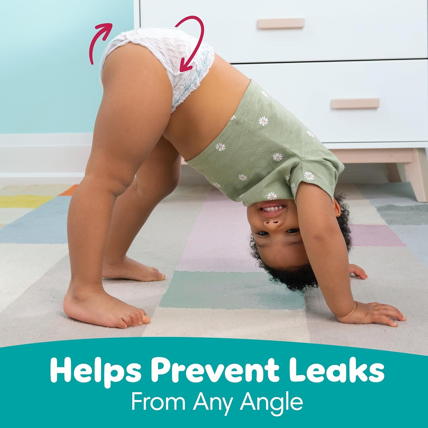 image:imagePampers Diapers Cruisers 360 Size 3 168 Count Babyproof up to 100 Leakproof PullOn Diaper Packaging May VarySize 7