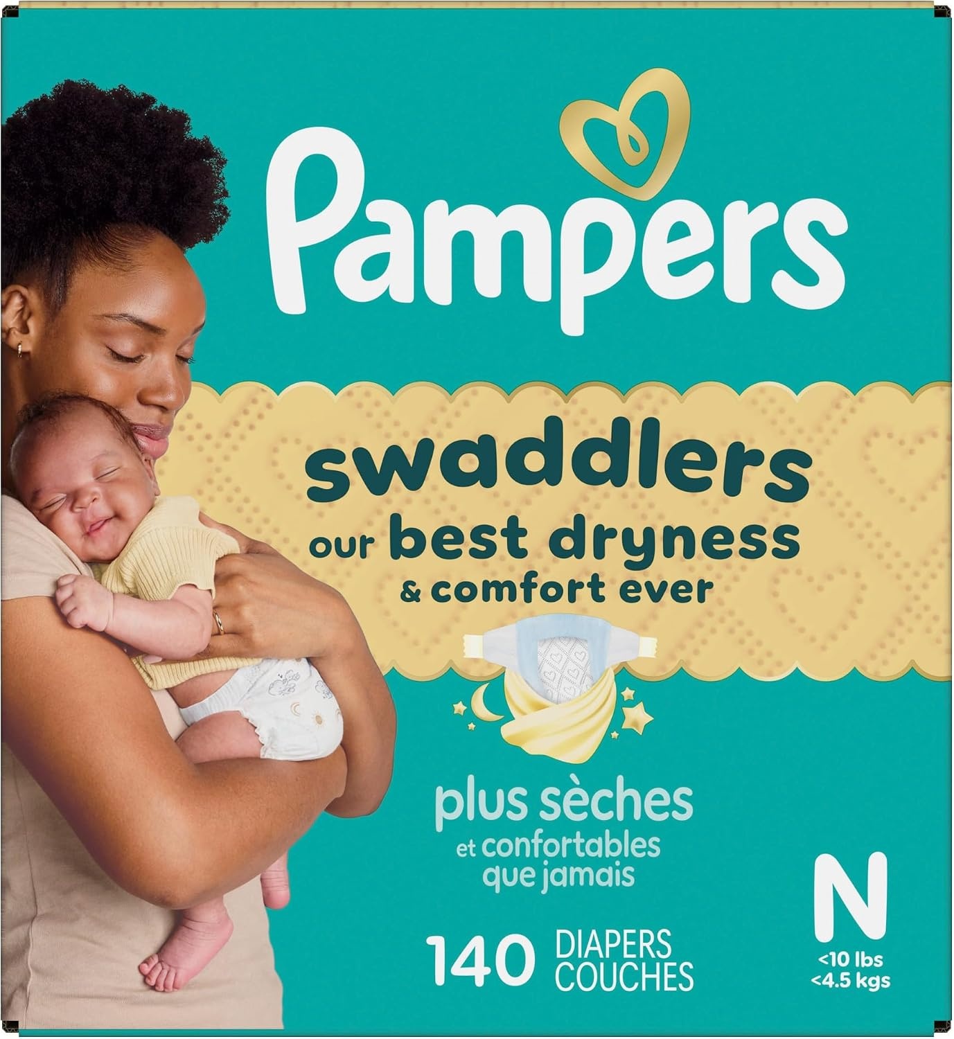 image:imagePampers Swaddlers Diapers Size 6 2344 lbs 108 Count Absorbent Keeps Baby Dry and Comfortable Skin Safe Disposable Baby Diaper Packaging May VaryNewborn