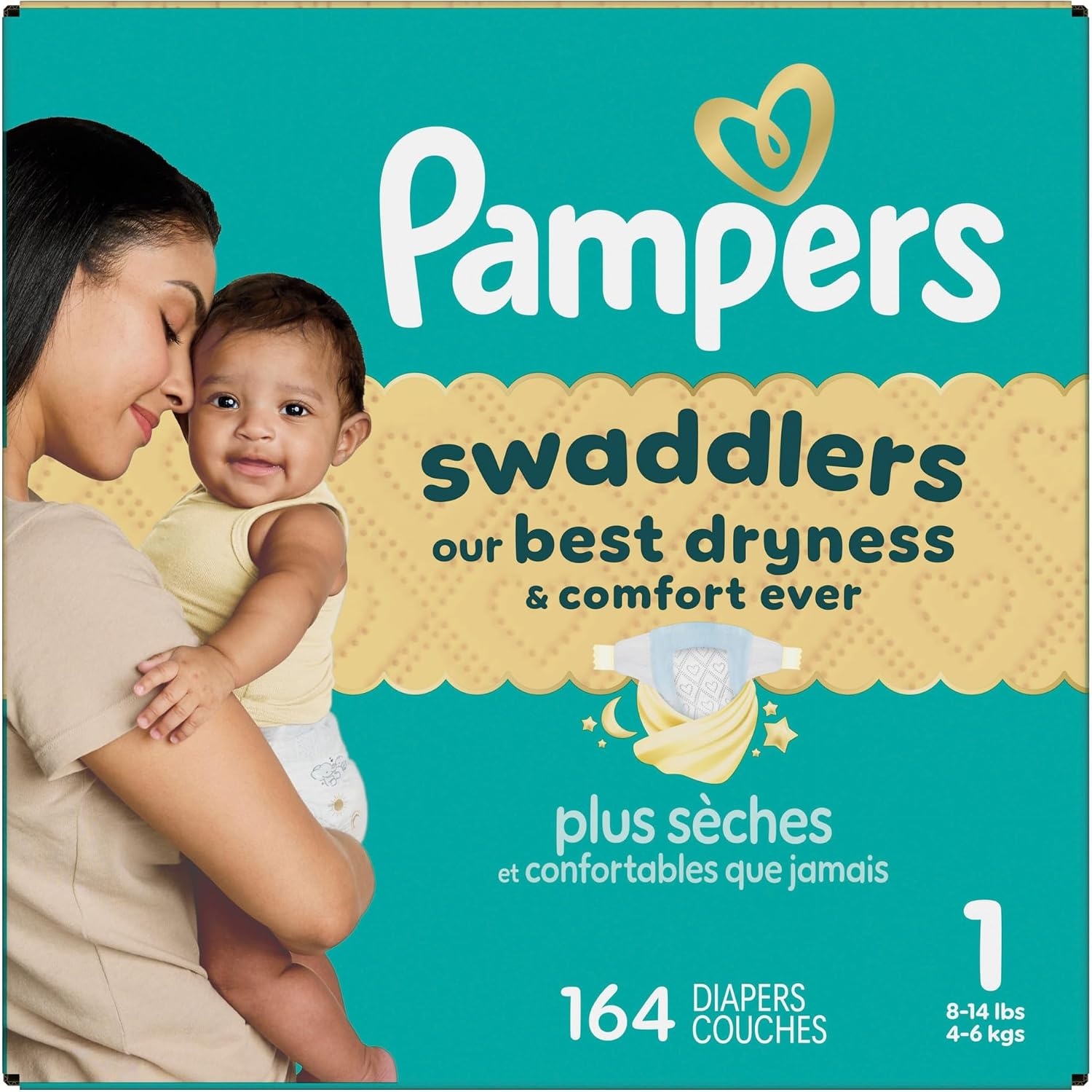 image:imagePampers Swaddlers Diapers Size 6 2344 lbs 108 Count Absorbent Keeps Baby Dry and Comfortable Skin Safe Disposable Baby Diaper Packaging May VarySize 1