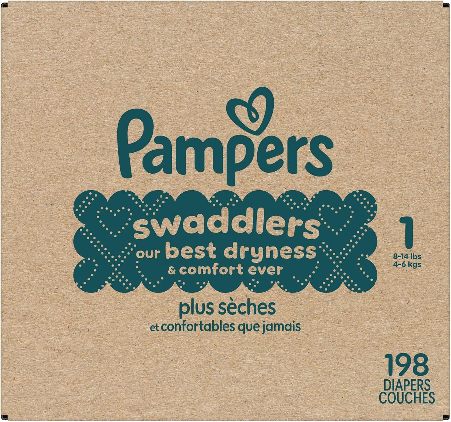 image:imagePampers Swaddlers Diapers Size 6 2344 lbs 108 Count Absorbent Keeps Baby Dry and Comfortable Skin Safe Disposable Baby Diaper Packaging May VarySize 1