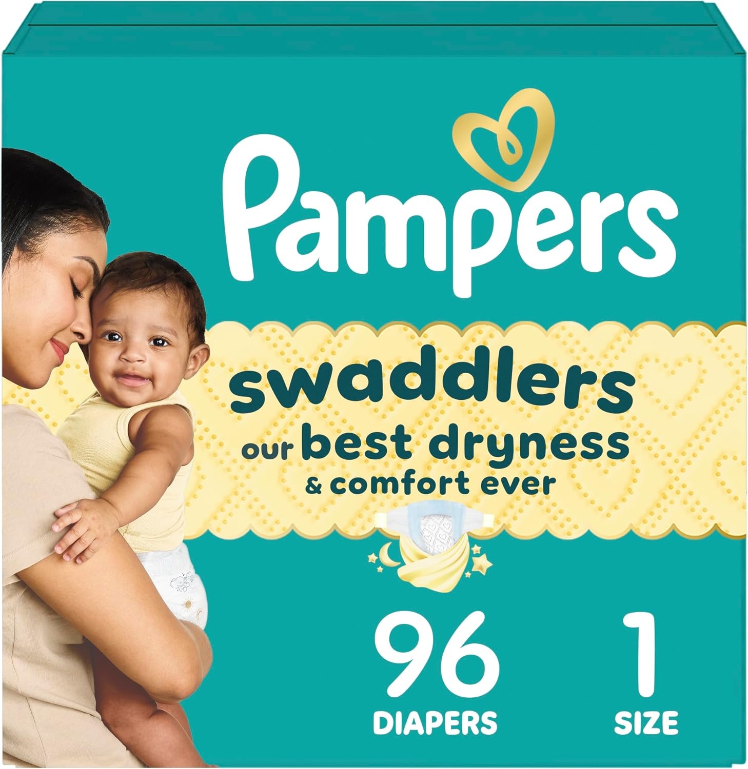 image:imagePampers Swaddlers Diapers Size 6 2344 lbs 108 Count Absorbent Keeps Baby Dry and Comfortable Skin Safe Disposable Baby Diaper Packaging May VarySize 1