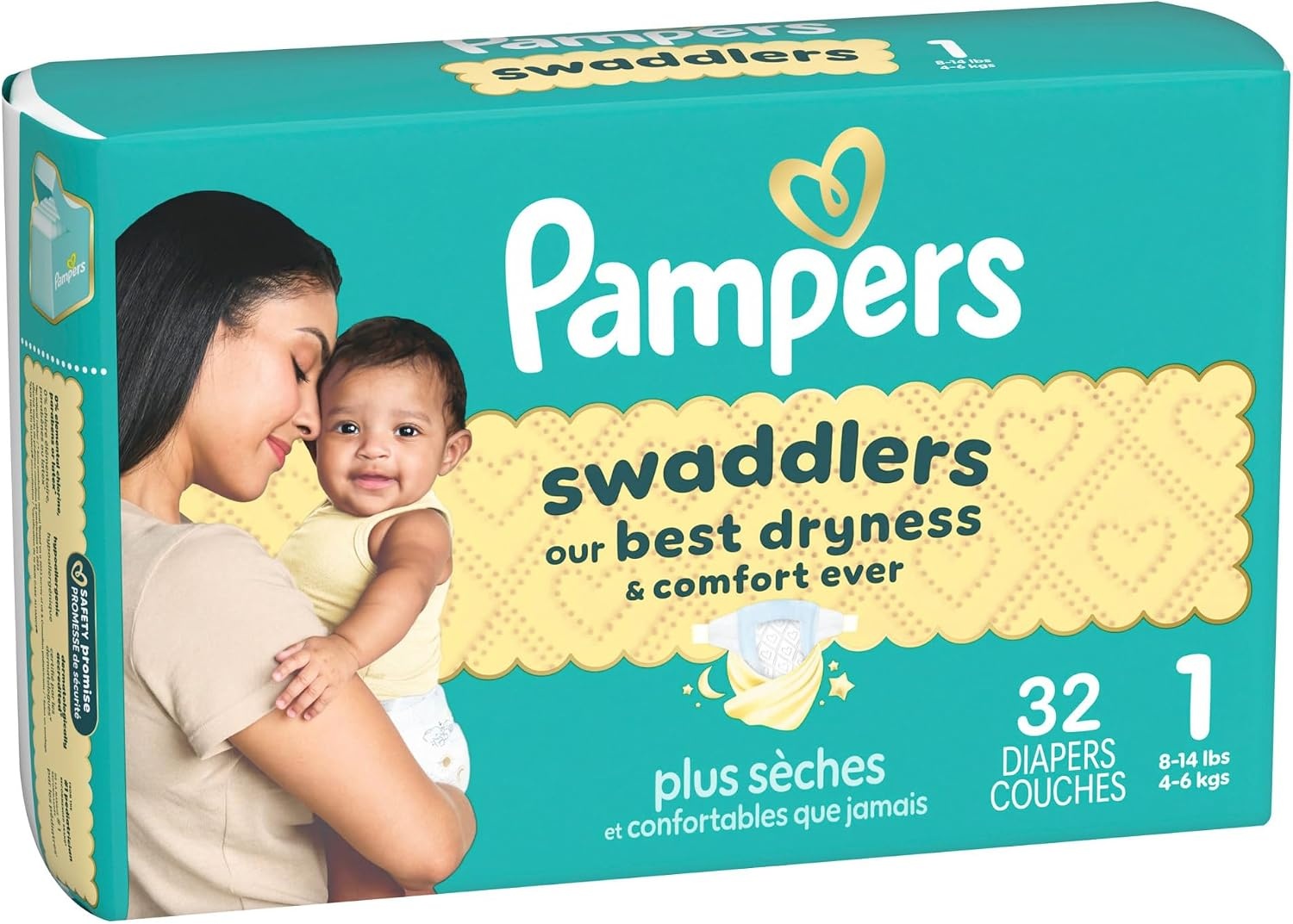 image:imagePampers Swaddlers Diapers Size 6 2344 lbs 108 Count Absorbent Keeps Baby Dry and Comfortable Skin Safe Disposable Baby Diaper Packaging May VarySize 1