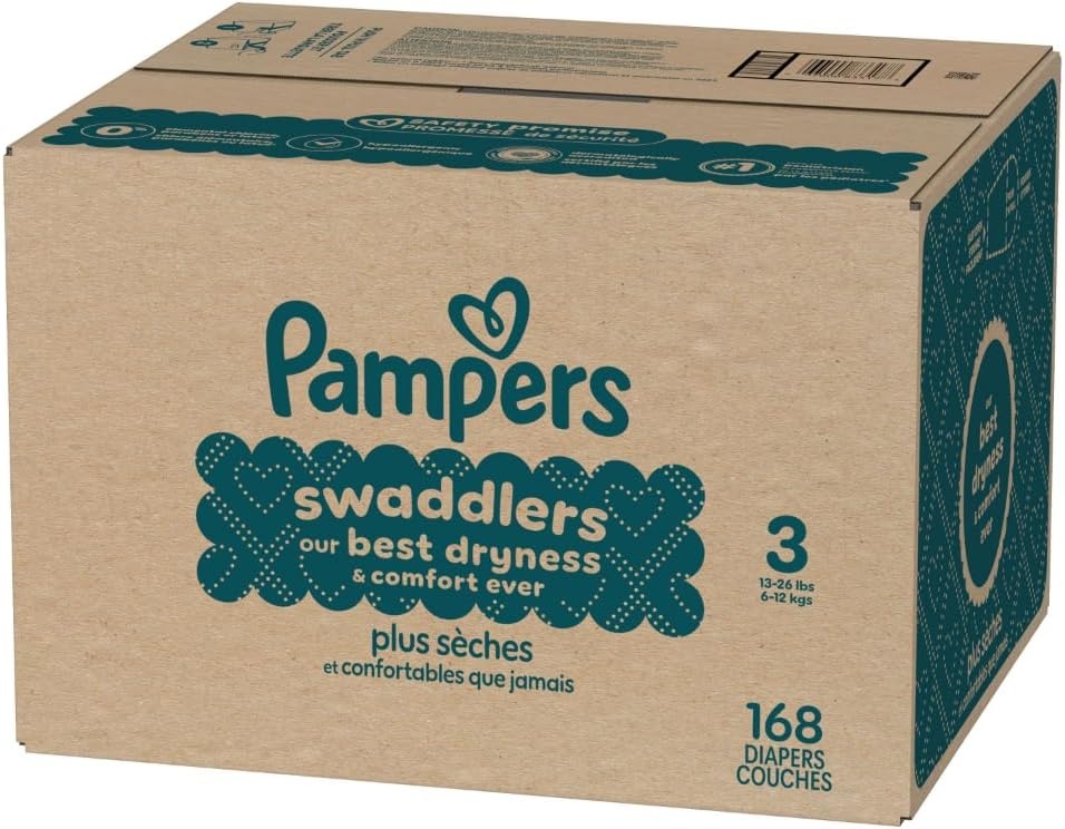 image:imagePampers Swaddlers Diapers Size 6 2344 lbs 108 Count Absorbent Keeps Baby Dry and Comfortable Skin Safe Disposable Baby Diaper Packaging May VarySize 3