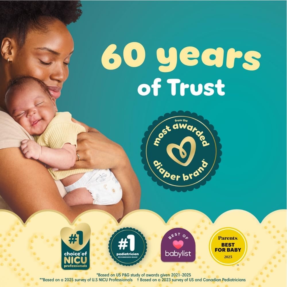 image:imagePampers Swaddlers Diapers Size 6 2344 lbs 108 Count Absorbent Keeps Baby Dry and Comfortable Skin Safe Disposable Baby Diaper Packaging May VarySize 3