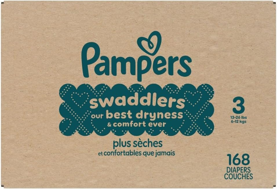image:imagePampers Swaddlers Diapers Size 6 2344 lbs 108 Count Absorbent Keeps Baby Dry and Comfortable Skin Safe Disposable Baby Diaper Packaging May VarySize 3