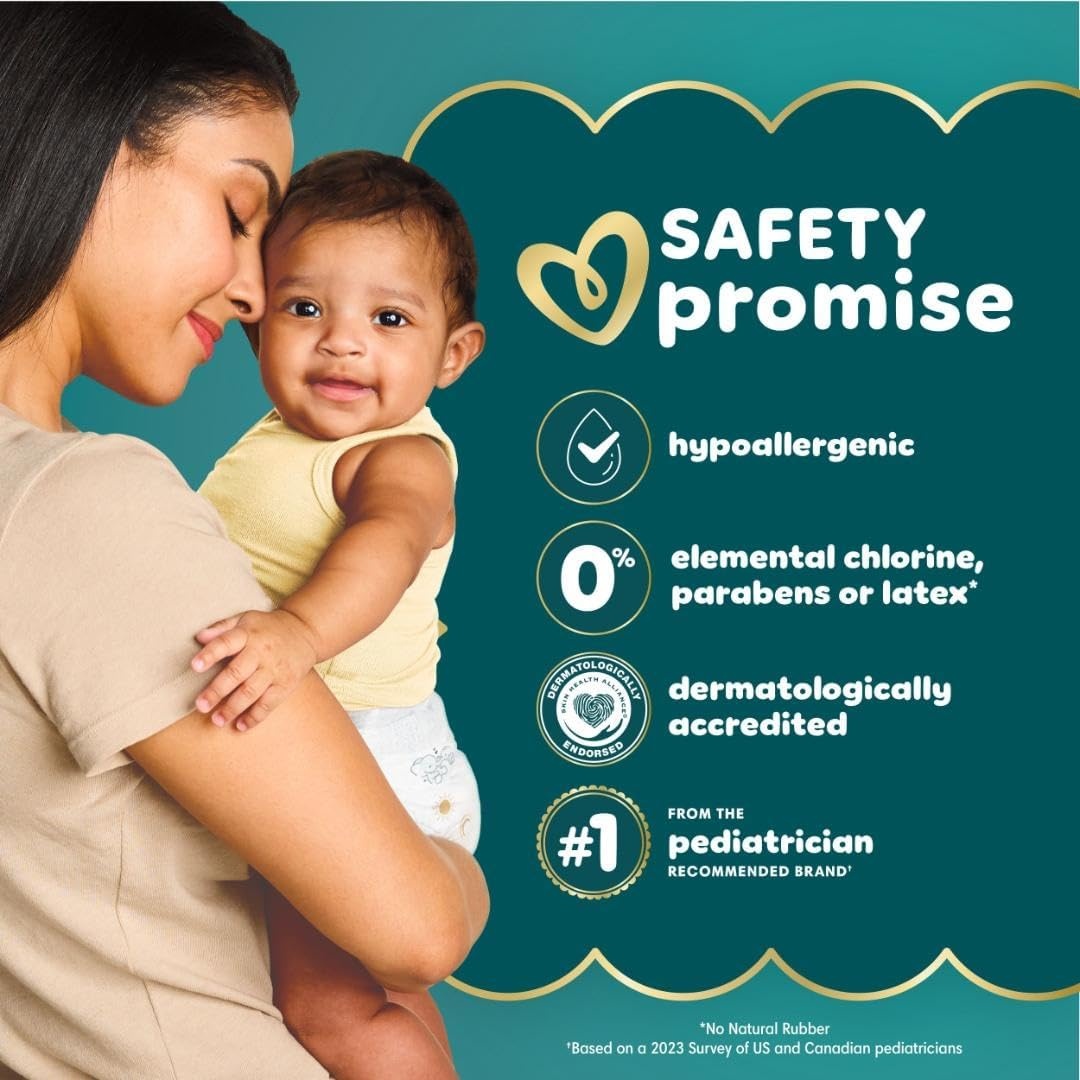 image:imagePampers Swaddlers Diapers Size 6 2344 lbs 108 Count Absorbent Keeps Baby Dry and Comfortable Skin Safe Disposable Baby Diaper Packaging May VarySize 4