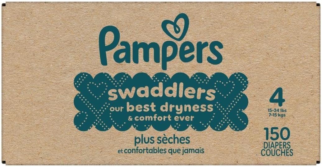 image:imagePampers Swaddlers Diapers Size 6 2344 lbs 108 Count Absorbent Keeps Baby Dry and Comfortable Skin Safe Disposable Baby Diaper Packaging May VarySize 4