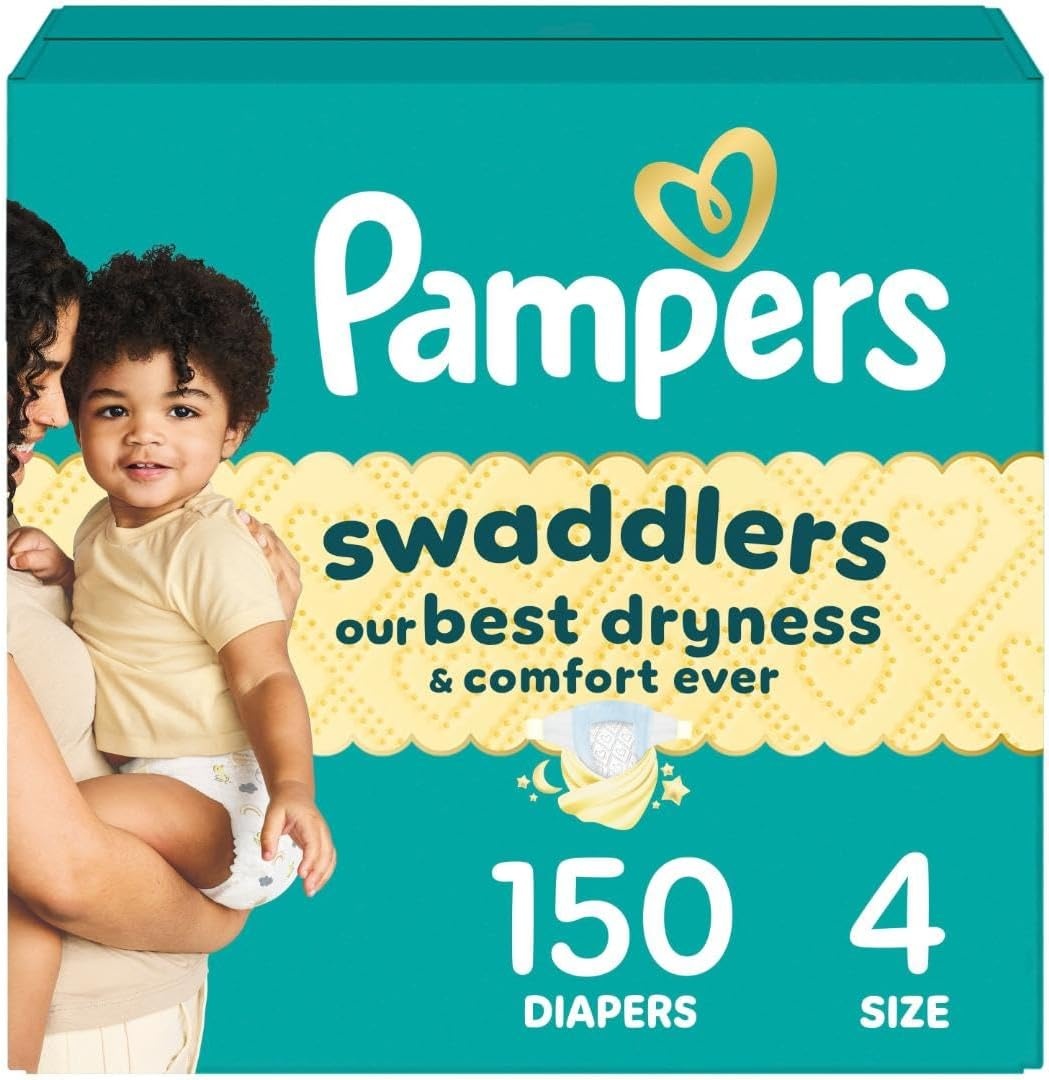 image:imagePampers Swaddlers Diapers Size 6 2344 lbs 108 Count Absorbent Keeps Baby Dry and Comfortable Skin Safe Disposable Baby Diaper Packaging May VarySize 4