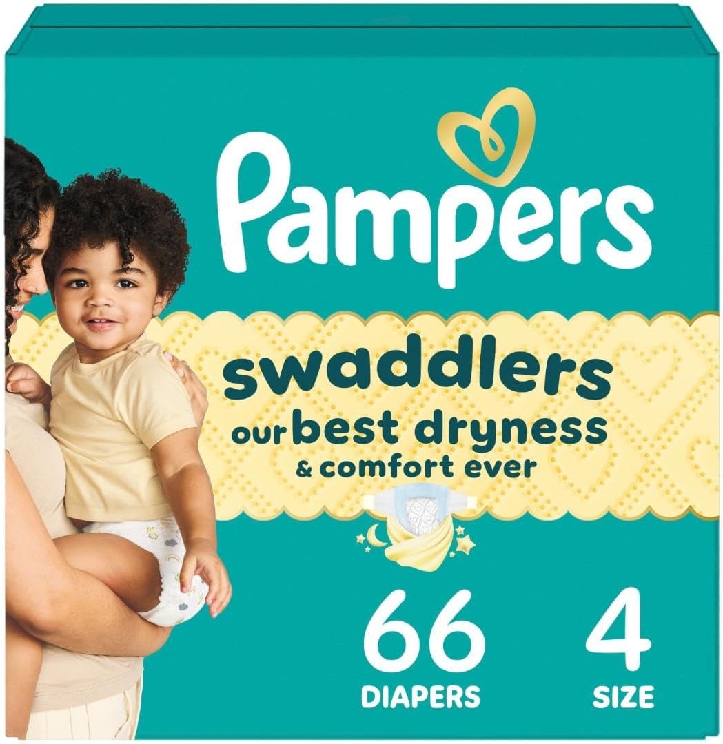 image:imagePampers Swaddlers Diapers Size 6 2344 lbs 108 Count Absorbent Keeps Baby Dry and Comfortable Skin Safe Disposable Baby Diaper Packaging May VarySize 4
