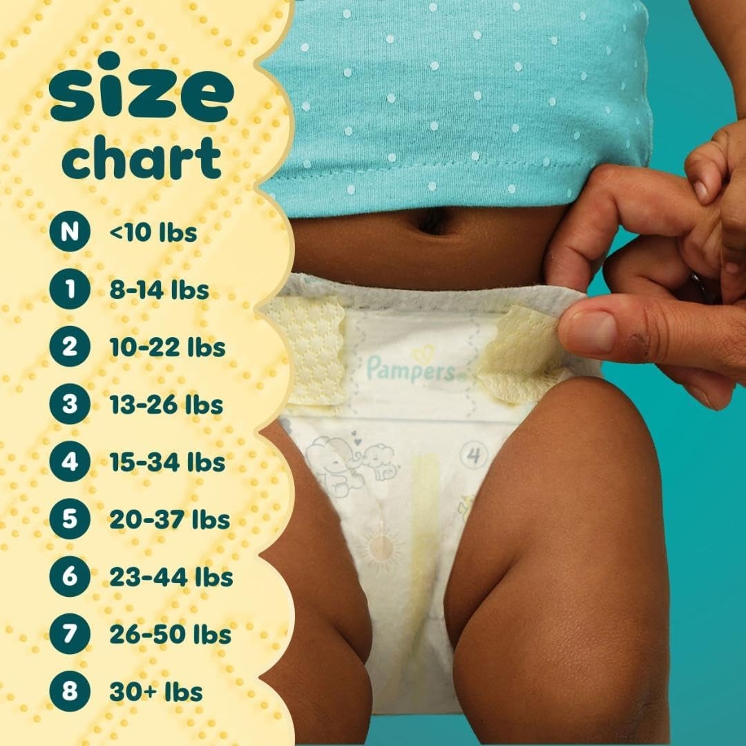 image:imagePampers Swaddlers Diapers Size 6 2344 lbs 108 Count Absorbent Keeps Baby Dry and Comfortable Skin Safe Disposable Baby Diaper Packaging May VarySize 6