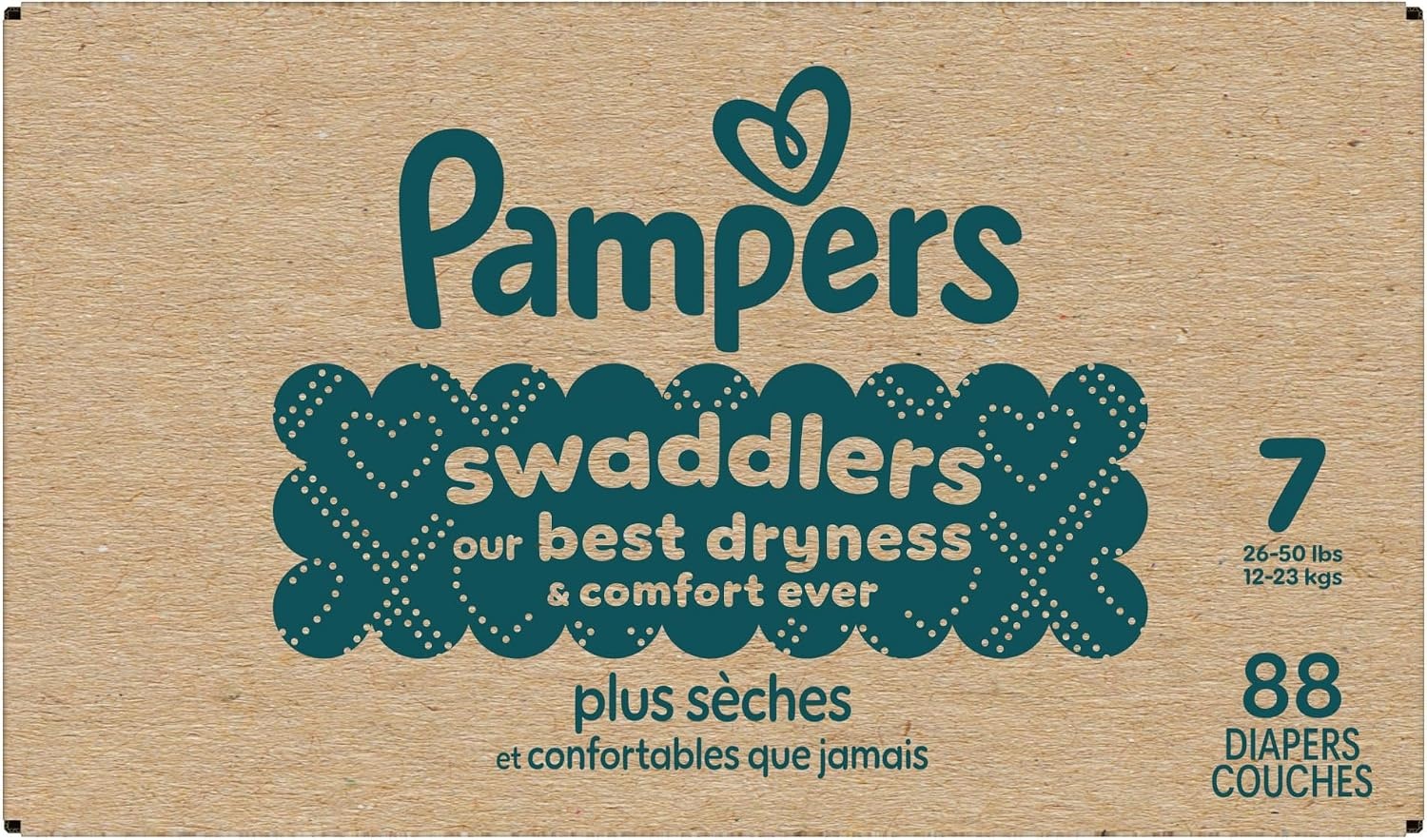 image:imagePampers Swaddlers Diapers Size 6 2344 lbs 108 Count Absorbent Keeps Baby Dry and Comfortable Skin Safe Disposable Baby Diaper Packaging May VarySize 7