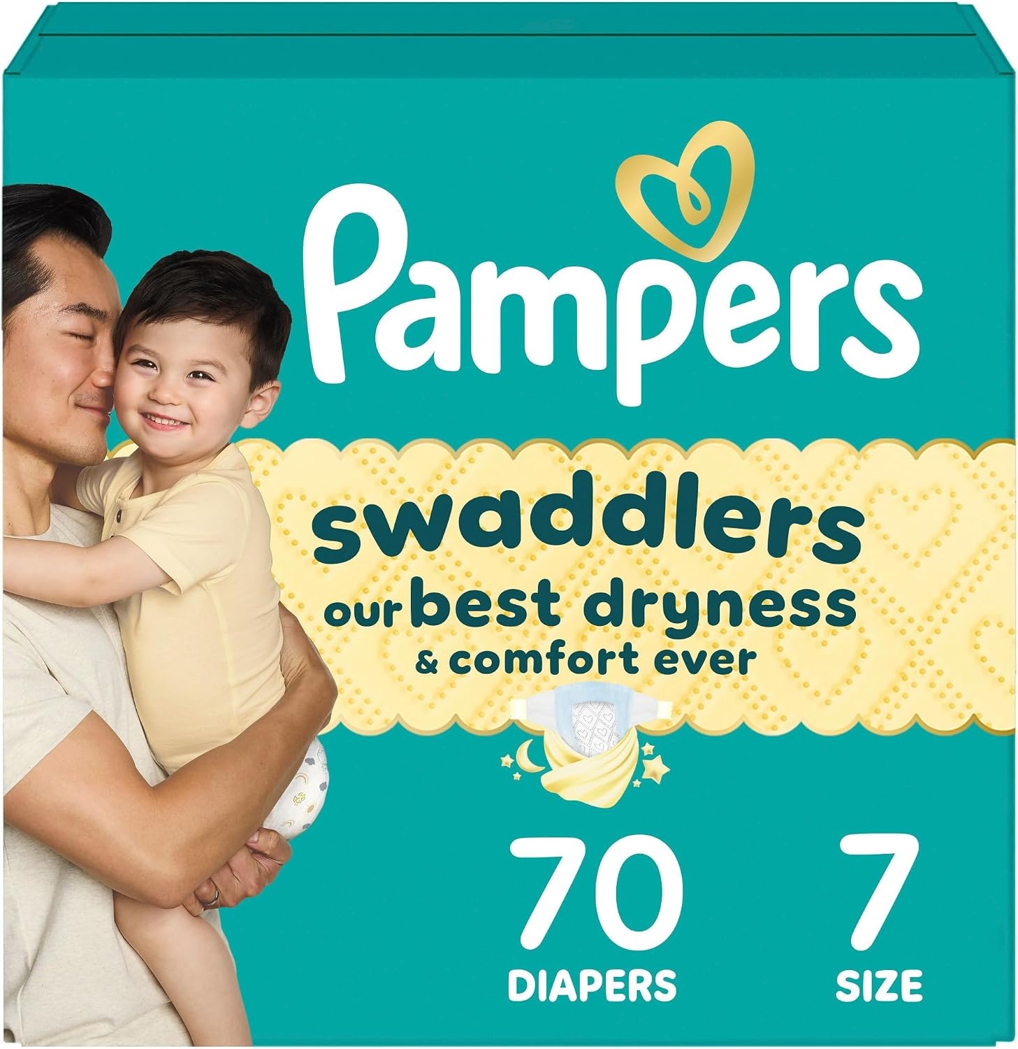 image:imagePampers Swaddlers Diapers Size 6 2344 lbs 108 Count Absorbent Keeps Baby Dry and Comfortable Skin Safe Disposable Baby Diaper Packaging May VarySize 7