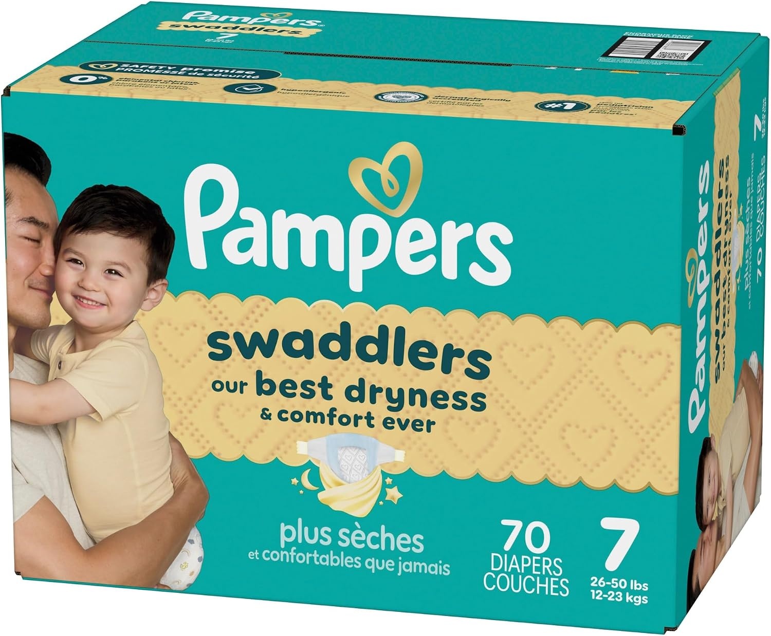 image:imagePampers Swaddlers Diapers Size 6 2344 lbs 108 Count Absorbent Keeps Baby Dry and Comfortable Skin Safe Disposable Baby Diaper Packaging May VarySize 7