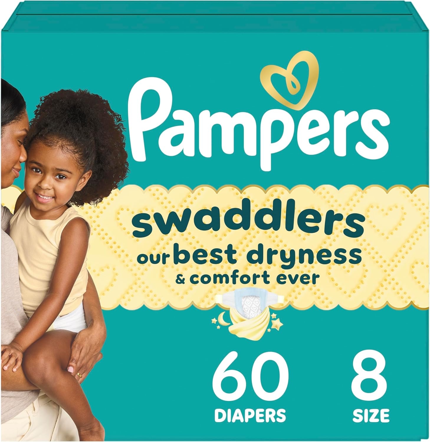 image:imagePampers Swaddlers Diapers Size 6 2344 lbs 108 Count Absorbent Keeps Baby Dry and Comfortable Skin Safe Disposable Baby Diaper Packaging May VarySize 8